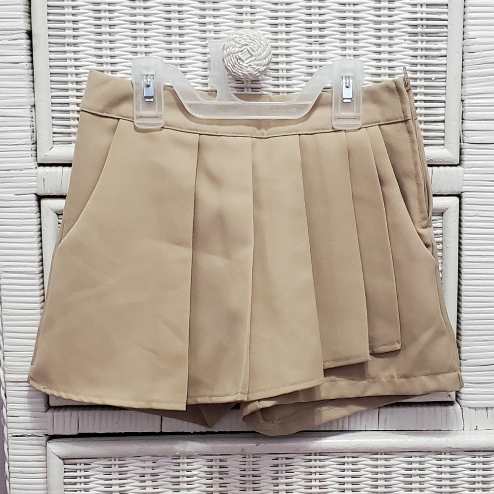 Girl Uniform Khaki Skirt Size 6X